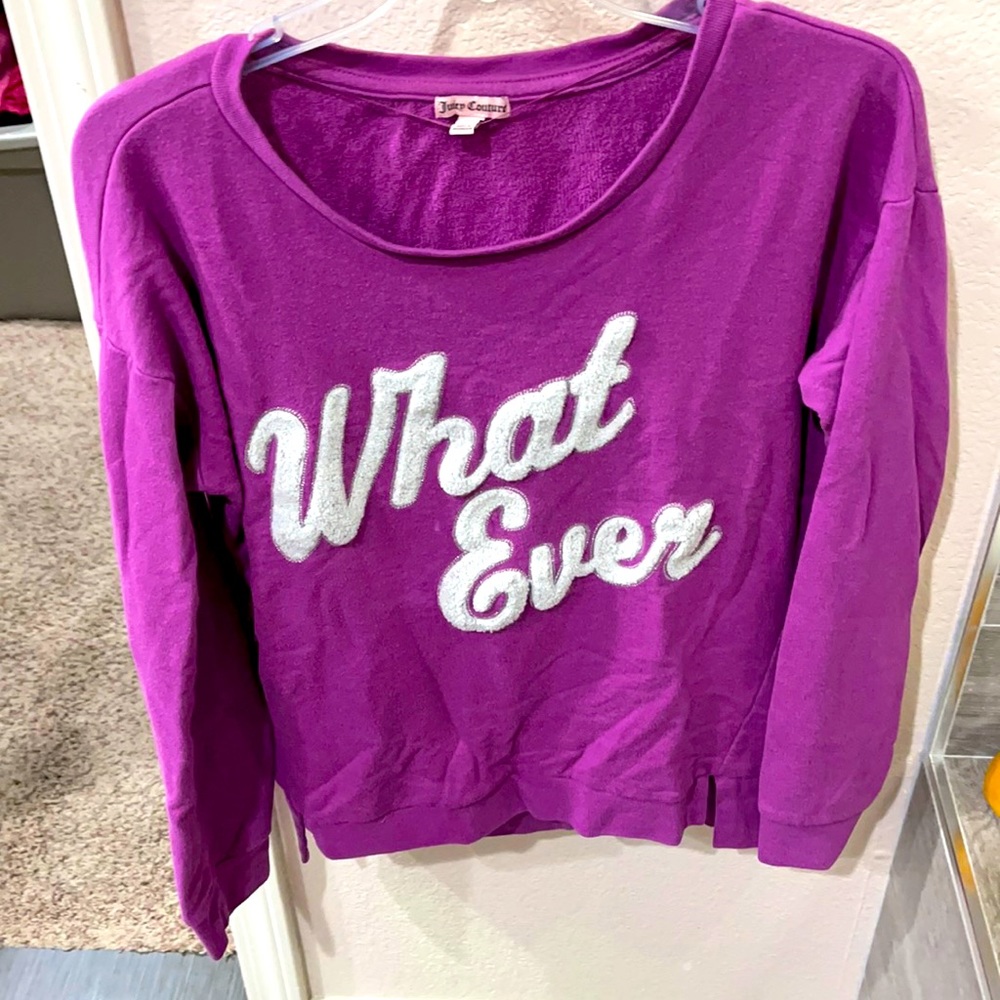 Purple Whatever Juicy Couture Sweatshirt